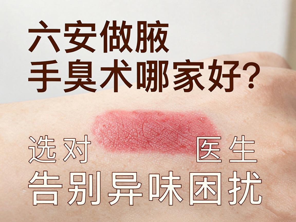 六安做腋臭手术哪家好？选对医院和医生，告别异味困扰