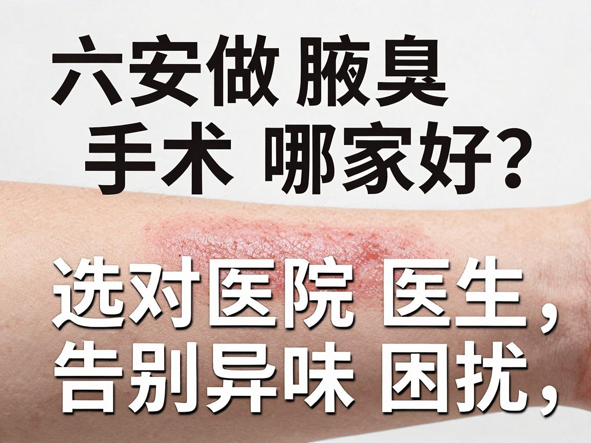 六安做腋臭手术哪家好？选对医院和医生，告别异味困扰
