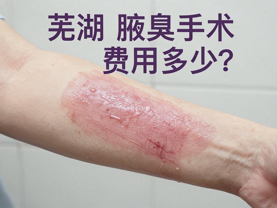 芜湖腋臭手术费用多少？深度解析腋臭手术费用的价格构成