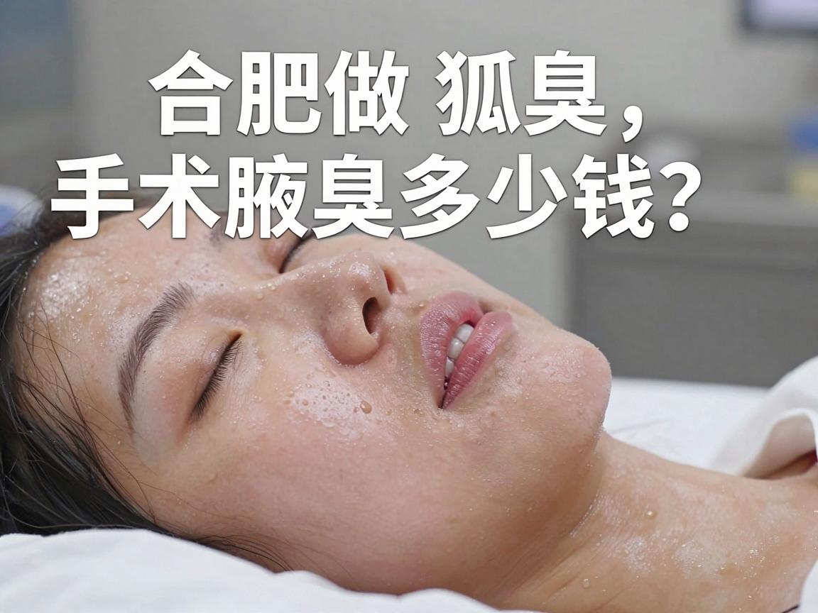 合肥做狐臭手术多少钱？细说腋臭手术费用，别让价格臭了心