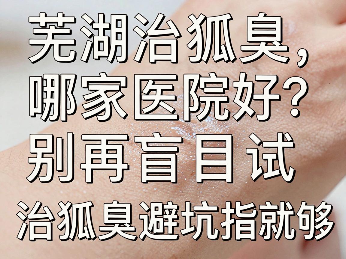芜湖治狐臭哪家医院好？别再盲目试，看这篇治狐臭避坑指南就够