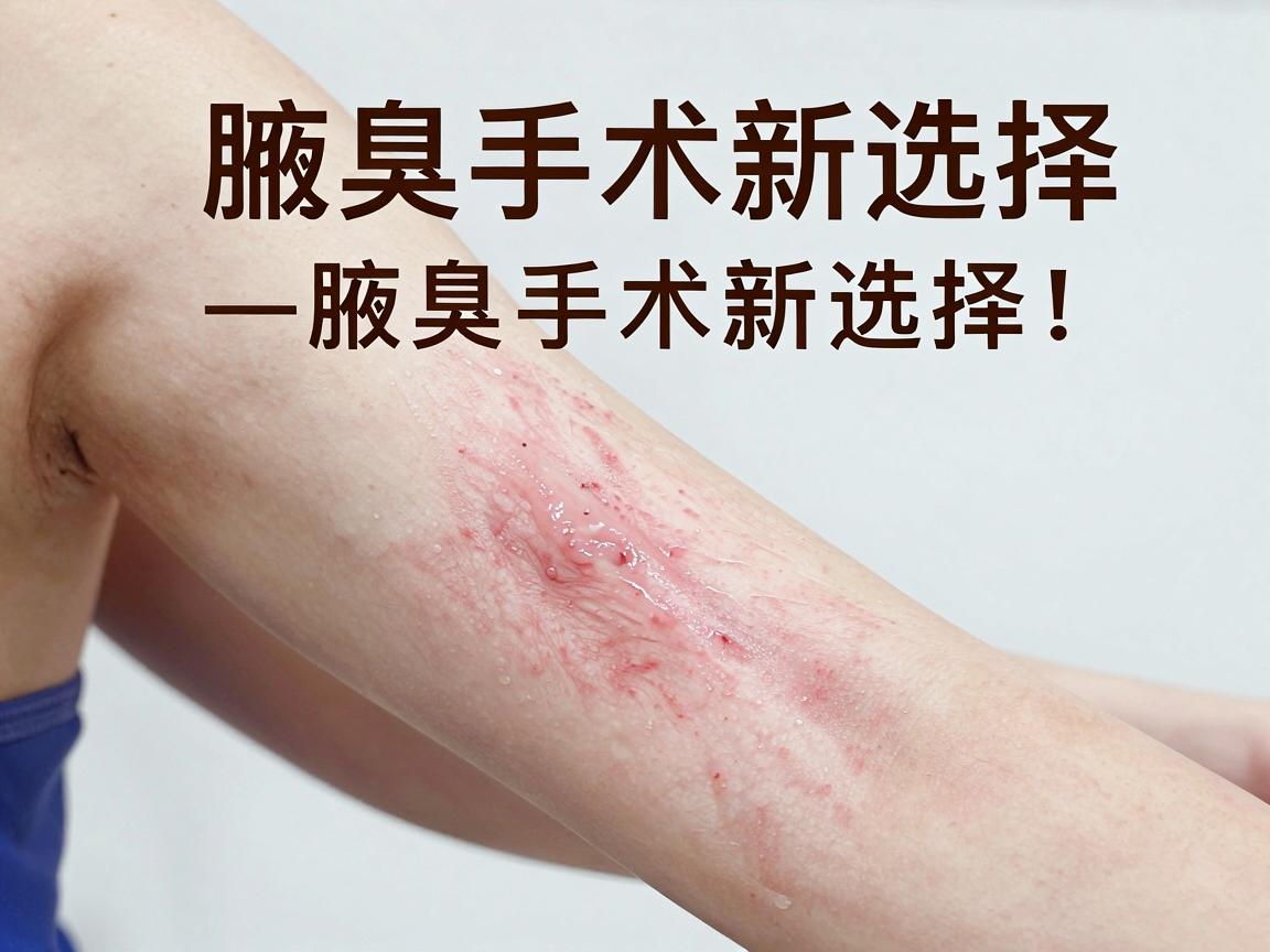 腋臭手术改良小切口，告别尴尬从小切口开始—腋臭手术新选择，小切口解决大问题