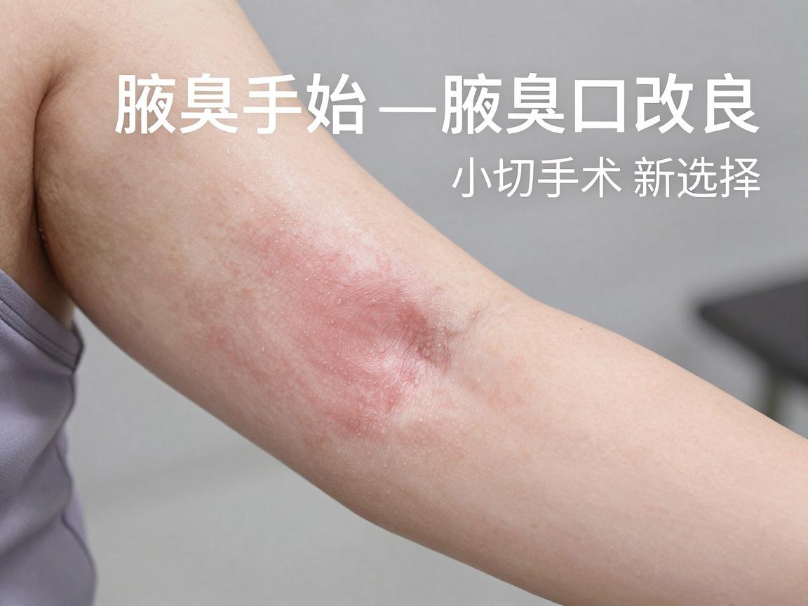 腋臭手术改良小切口，告别尴尬从小切口开始—腋臭手术新选择，小切口解决大问题