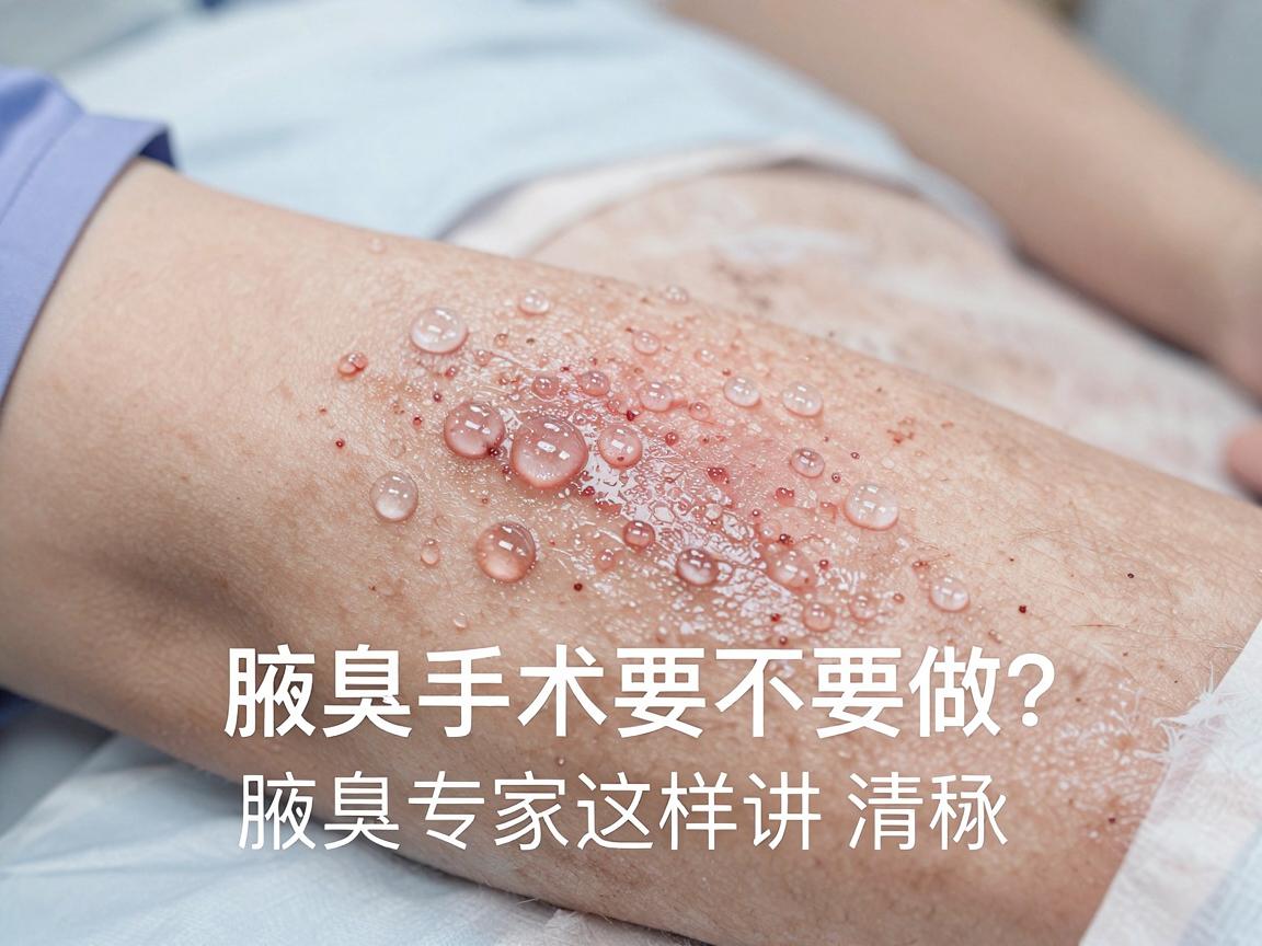 合肥腋臭专科医院，腋臭手术要不要做？腋臭专家这样讲清楚