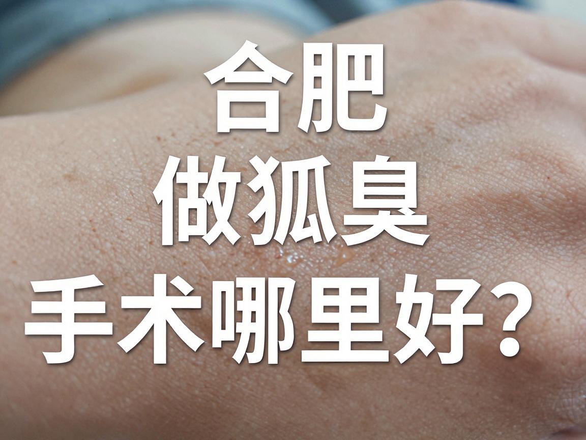 合肥做狐臭手术哪里好？这份合肥狐臭手术攻略请收好