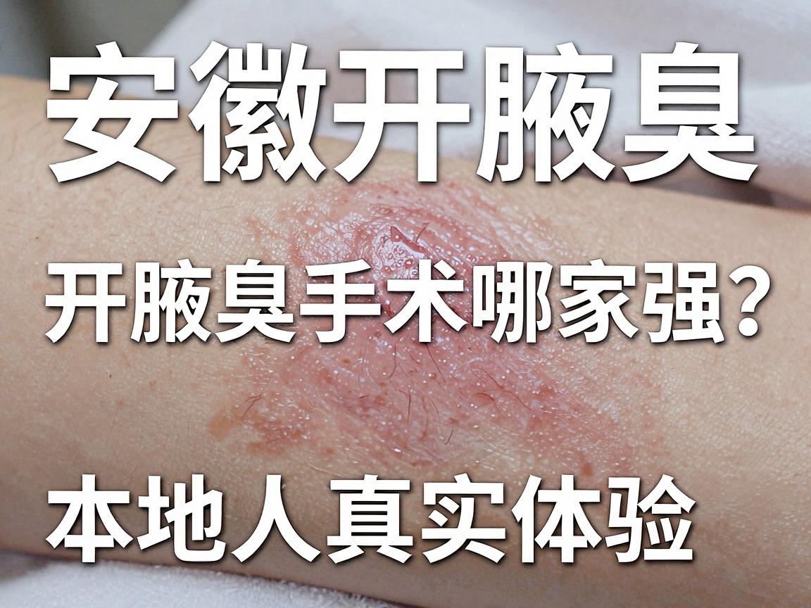 安徽开腋臭，开腋臭手术哪家强？本地人真实体验分享