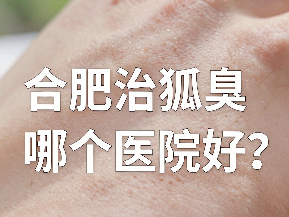 合肥治狐臭哪个医院好点？专业解析合肥治狐臭医院怎么选