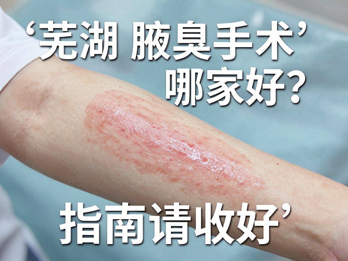 芜湖腋臭手术哪家好？这份腋臭手术选择指南请收好