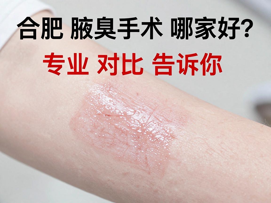 合肥腋臭手术哪家好？专业对比告诉你合肥腋臭手术怎么选