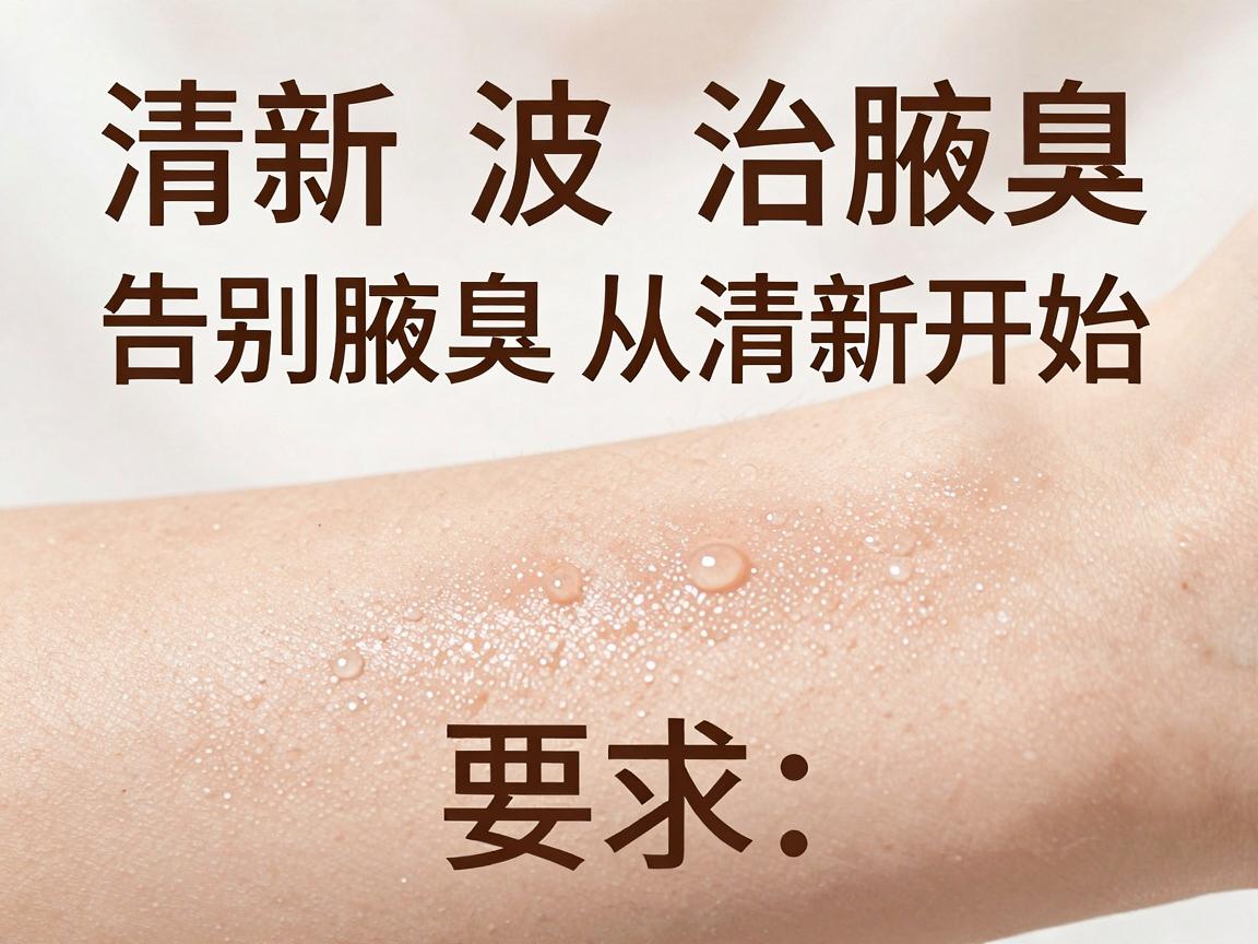 清新微波治腋臭，告别腋臭从清新开始