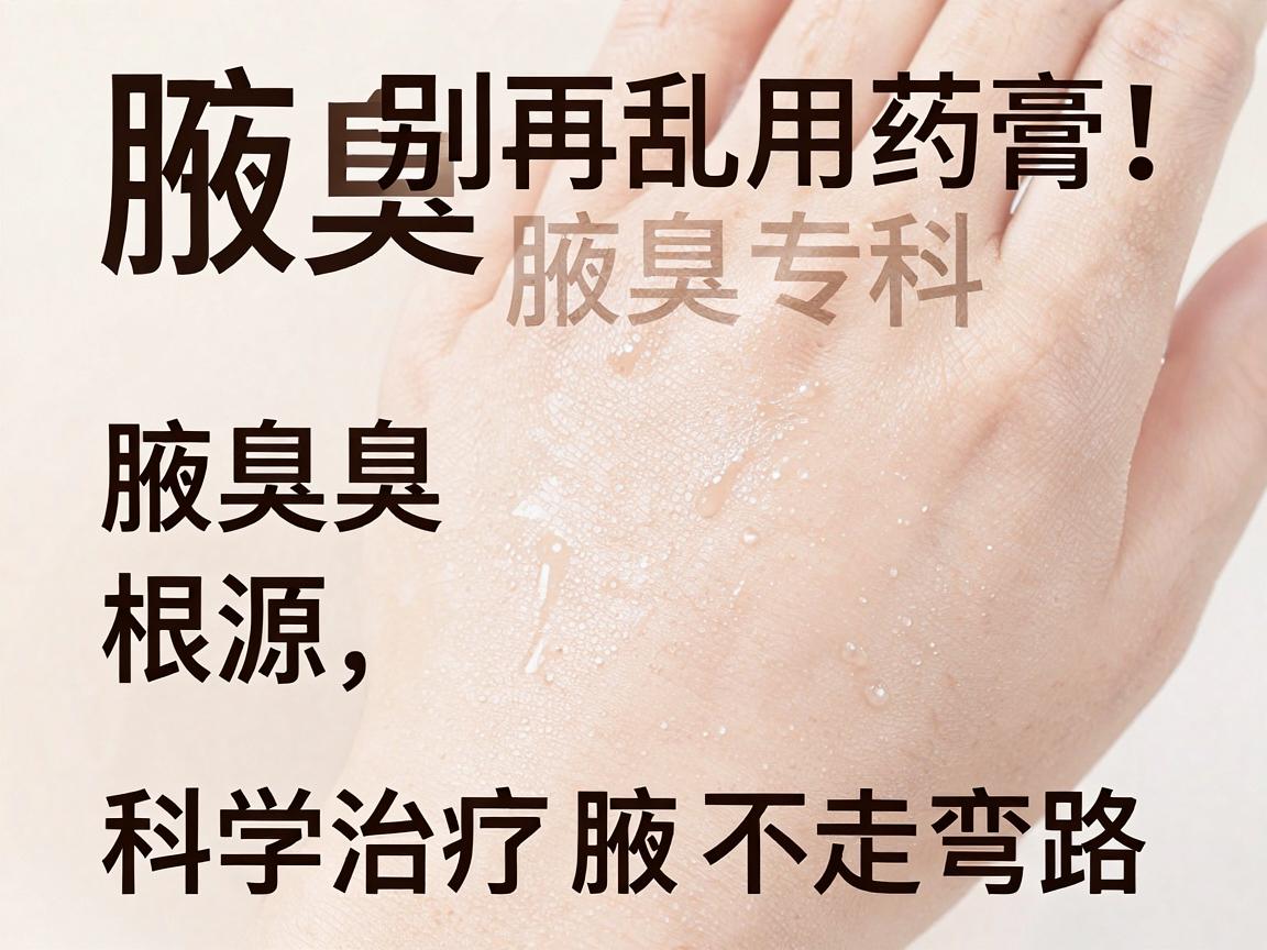腋臭别再乱用药膏！合肥腋秀腋臭专科解析腋臭根源，科学治疗腋臭不走弯路