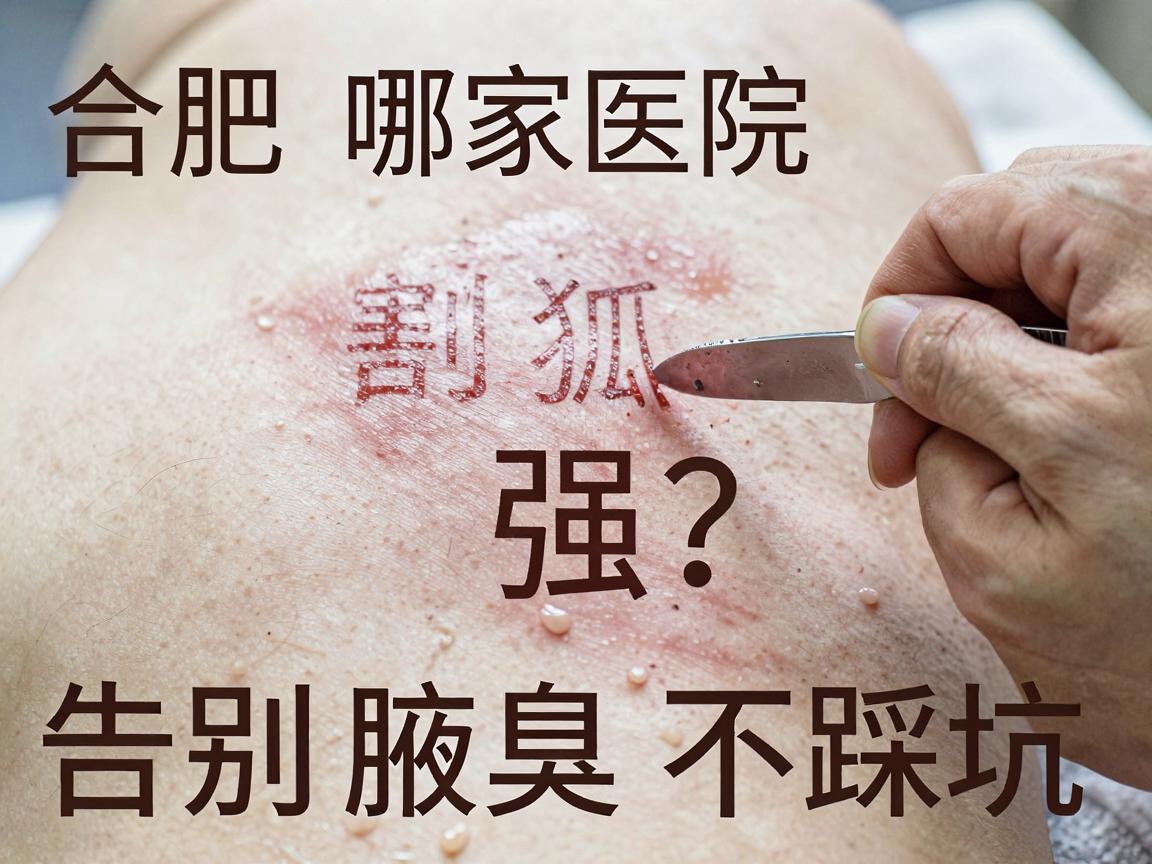合肥割狐臭哪家医院强？选对医院，告别腋臭不踩坑