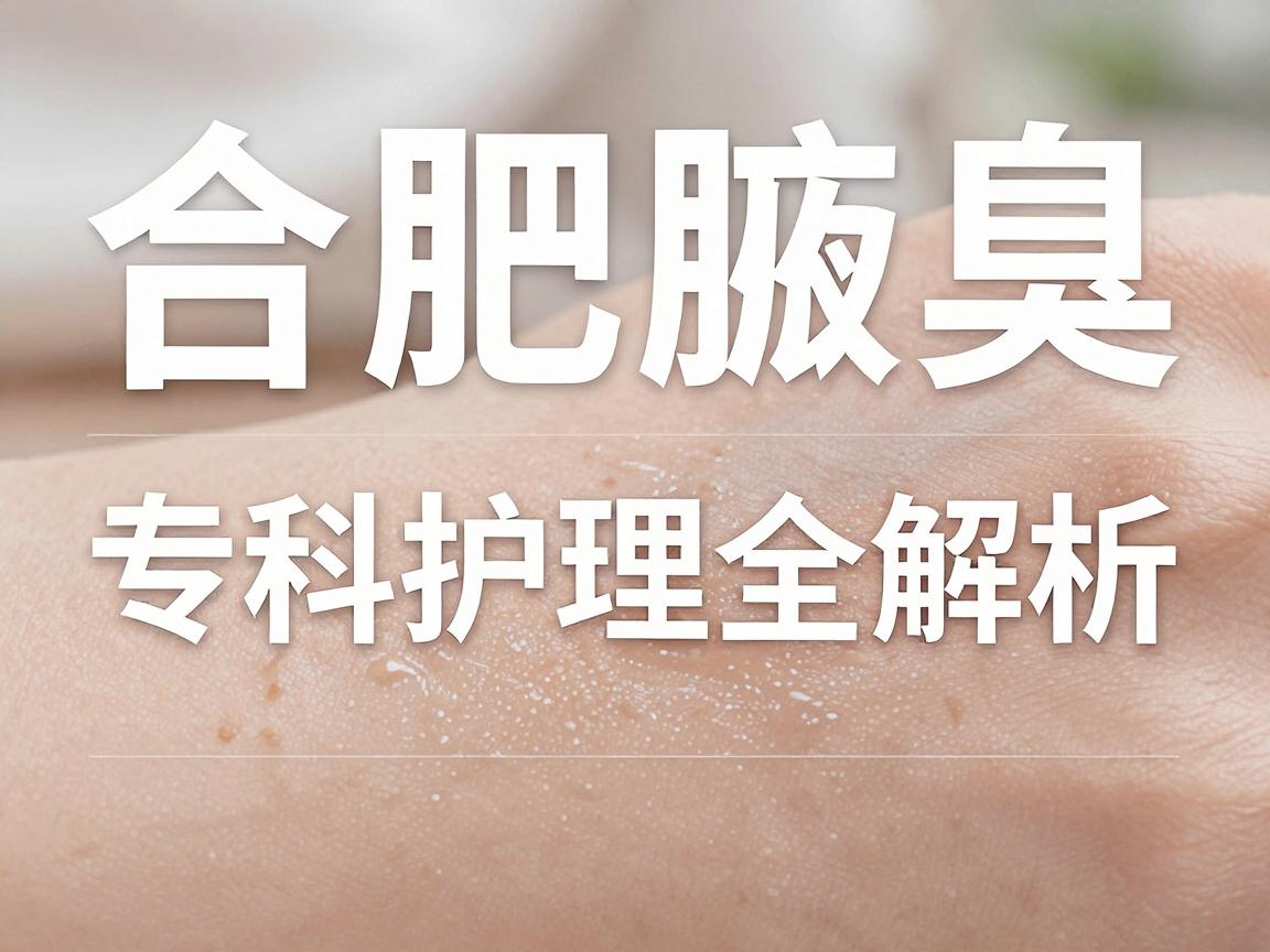 合肥狐臭治疗新视角，正规医院如何选择？合肥腋臭专科护理全解析
