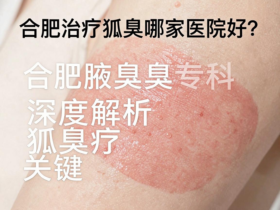 合肥治疗狐臭哪家医院好？合肥腋秀腋臭专科深度解析狐臭治疗关键点