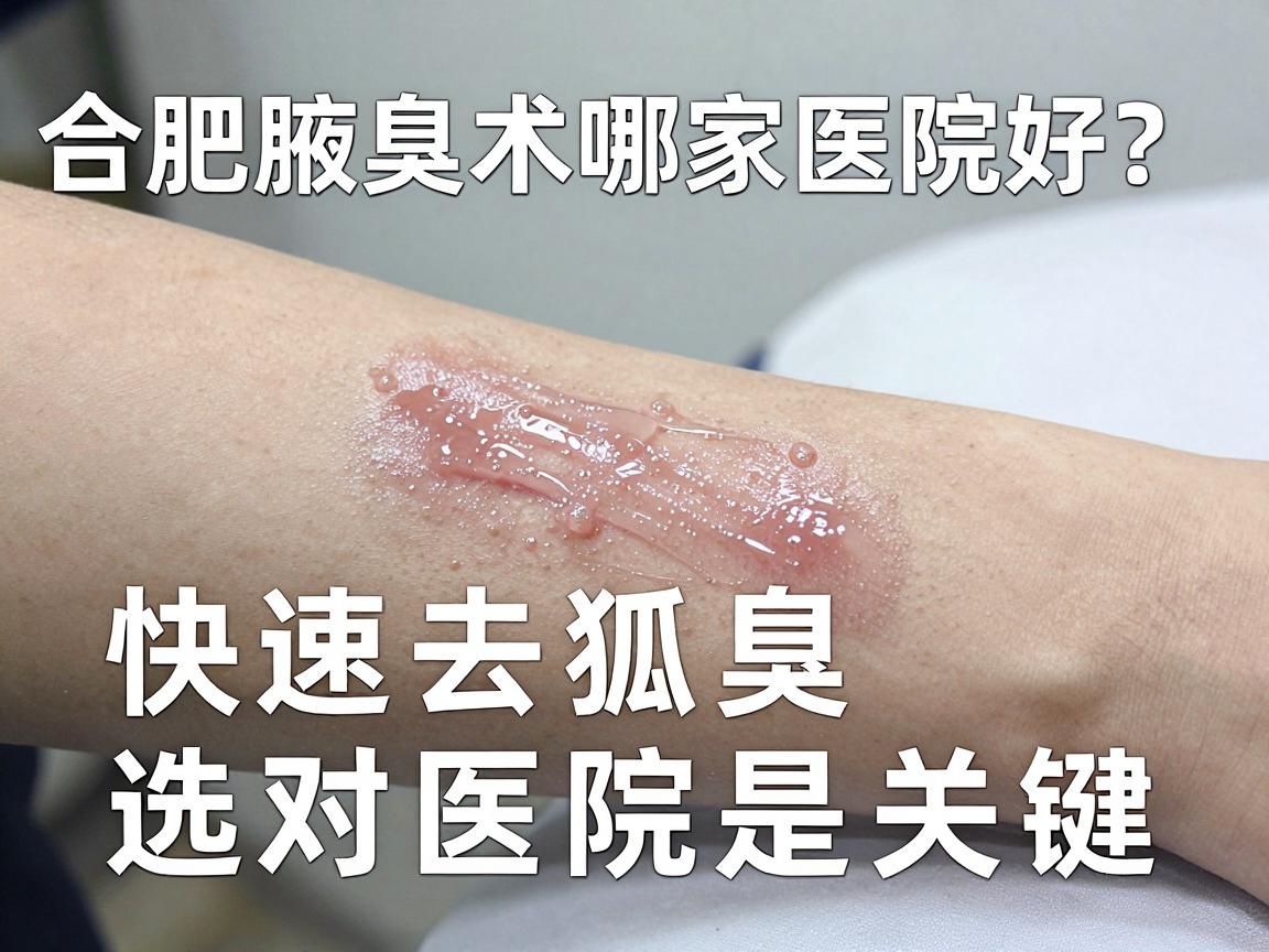 合肥腋臭手术哪家医院好?快速去狐臭,选对医院是关键 合肥腋臭手术哪家医院好?快速去狐臭,选对医院是关键