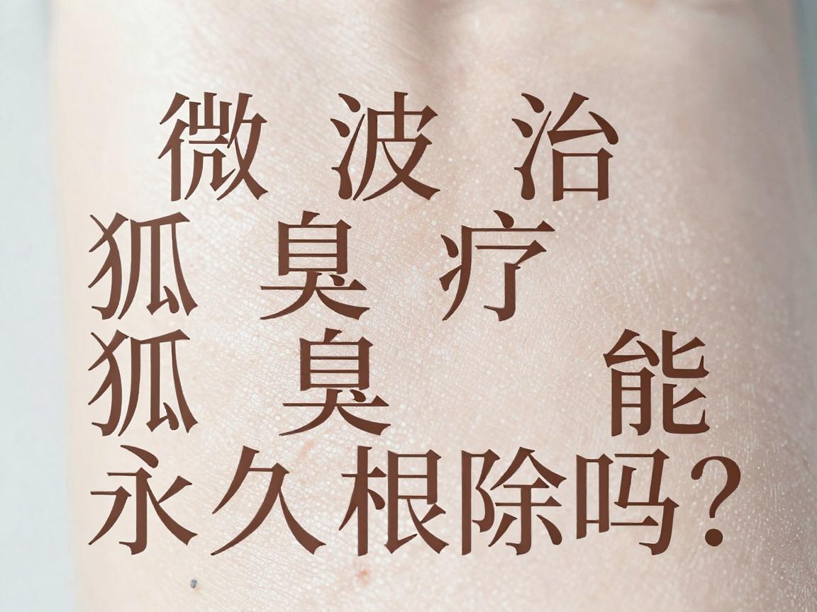 微波治疗狐臭能永久根除吗？深度解析微波根治狐臭的真相与误区