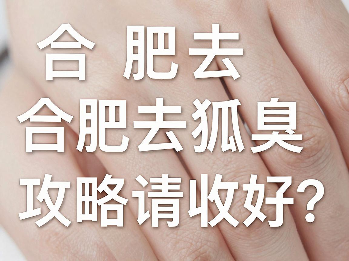合肥去狐臭哪里好？这份合肥去狐臭攻略请收好，帮你找到靠谱的去狐臭选择