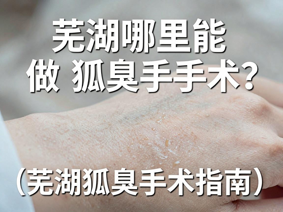 芜湖哪里能做狐臭手术？别急，先看懂这几点再做决定（芜湖狐臭手术指南）