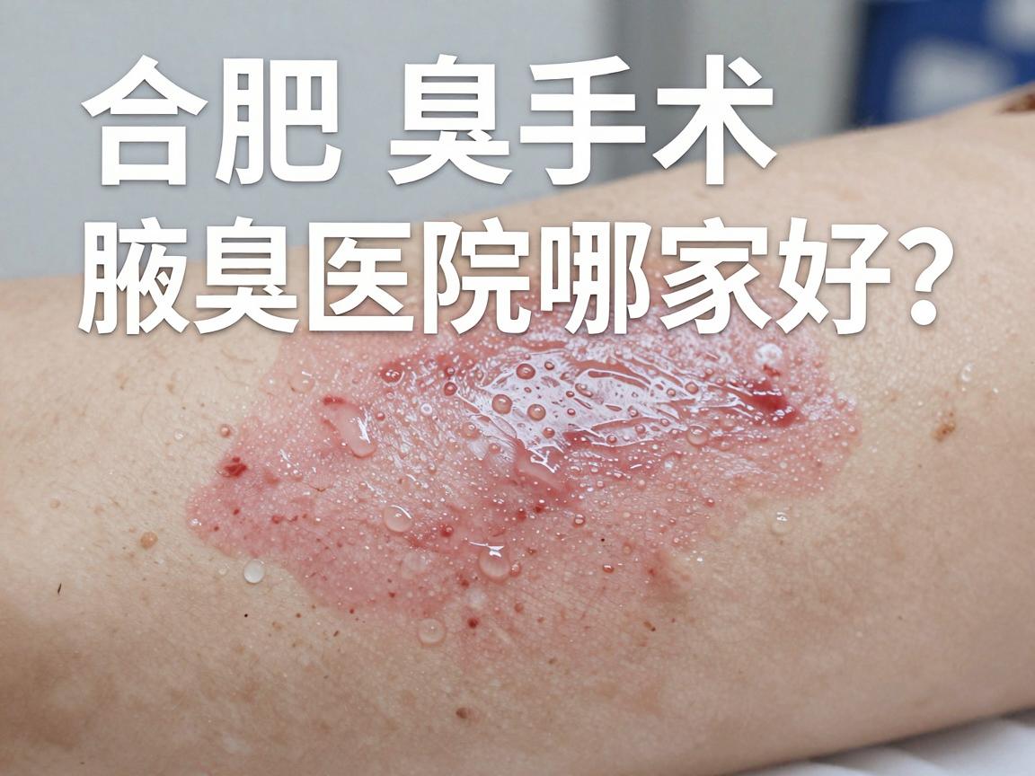 合肥腋臭手术医院哪家好？从技术到口碑，深度拆解腋臭手术选择关键