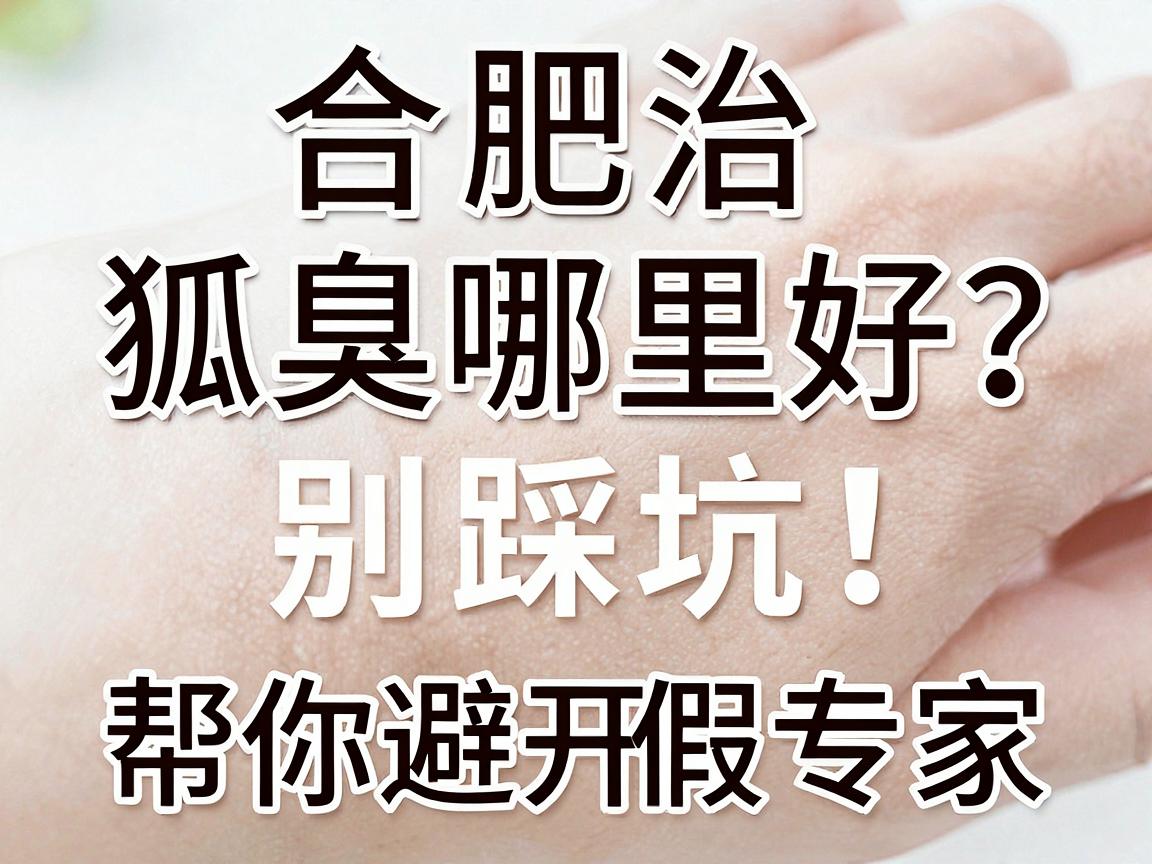 合肥治狐臭哪里好？别踩坑，这篇腋臭医院测评帮你避开假专家
