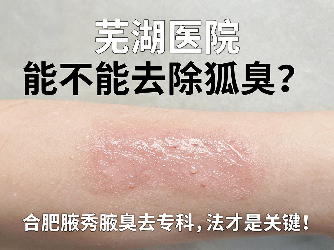芜湖医院能不能去除狐臭？合肥腋秀腋臭专科告诉你，去狐臭，选对方法才是关键！