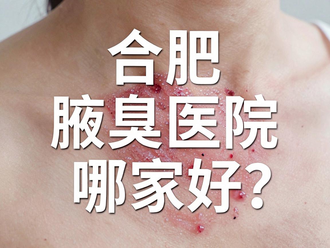 合肥腋臭医院哪家好？从专业视角看合肥腋臭诊疗好医院的硬核标准