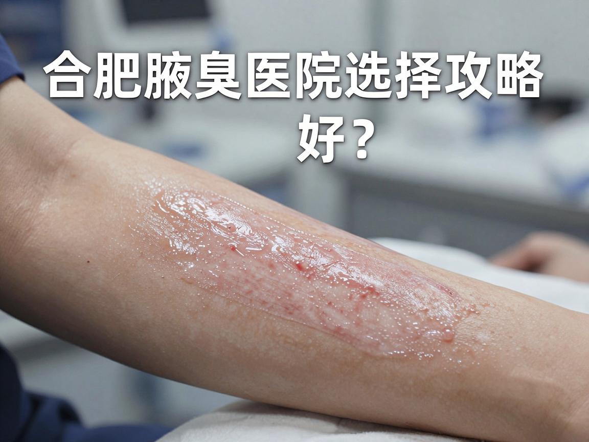 合肥腋臭激光手术哪家医院好？合肥腋臭医院选择攻略，告别异味烦恼