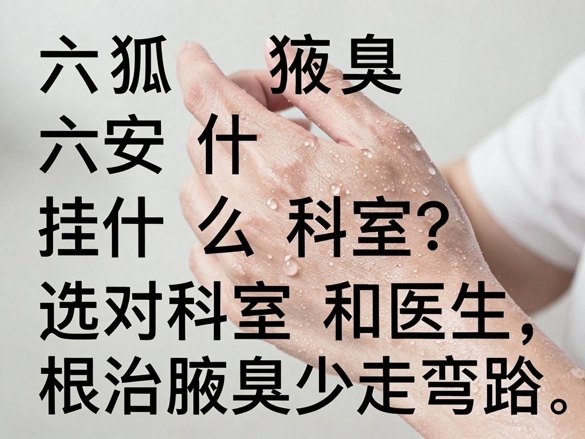 六安狐臭挂什么科室?选对科室和医生,根治腋臭少走弯路 六安狐臭挂什么科室?选对科室和医生,根治腋臭少走弯路