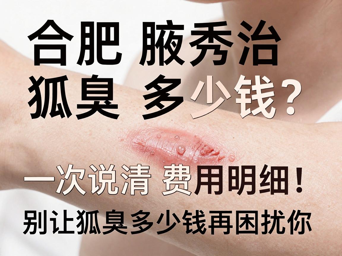 合肥腋秀治狐臭多少钱?一次说清费用明细,别让狐臭多少钱再困扰你 合肥腋秀治狐臭多少钱?一次说清费用明细,别让狐臭多少钱再困扰你