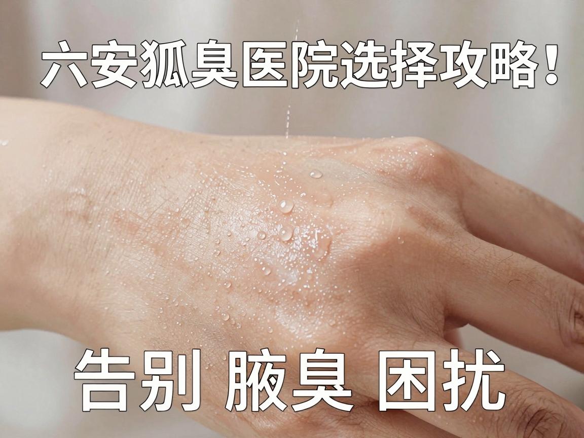六安狐臭治疗去哪家医院？六安狐臭医院选择攻略，告别腋臭困扰