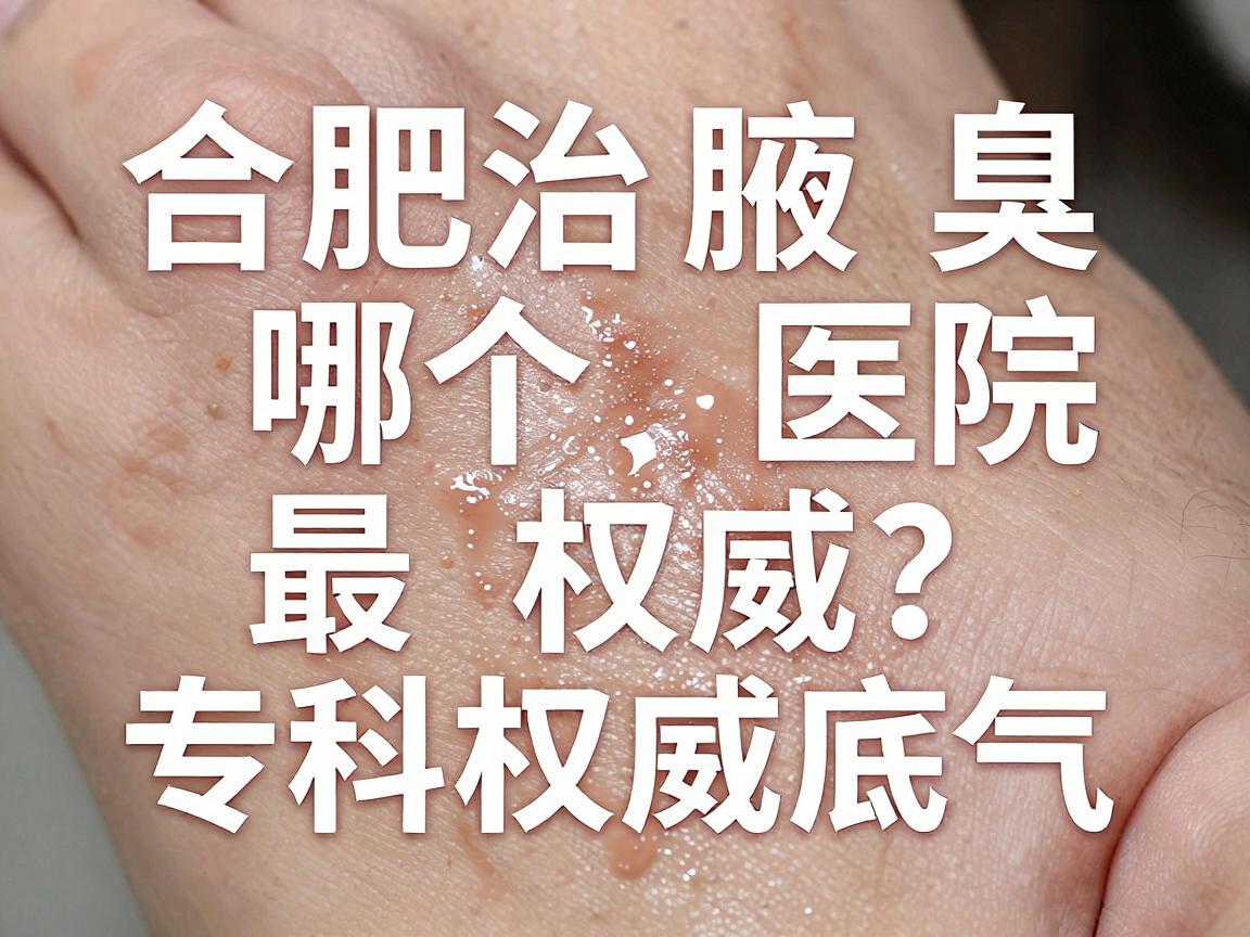 合肥治腋臭哪个医院最权威？深度拆解合肥腋秀腋臭专科的权威底气