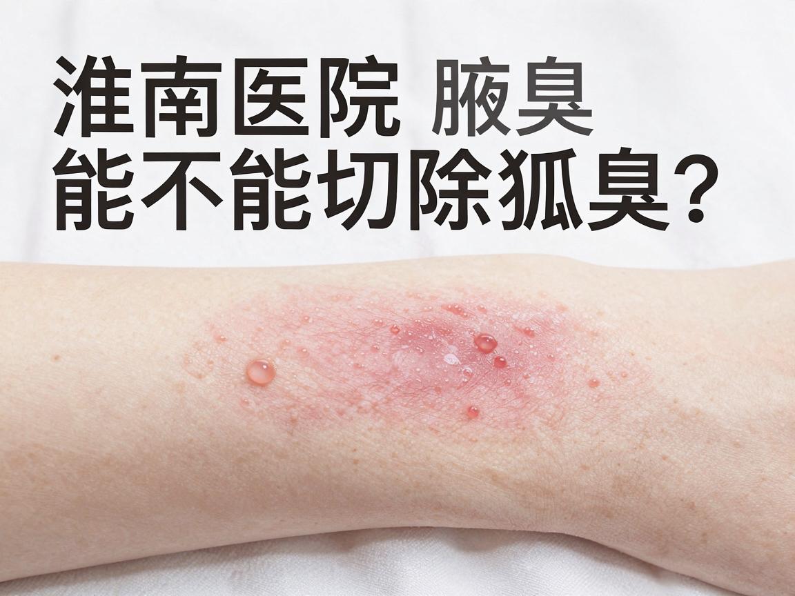 淮南医院能不能切除狐臭？腋臭手术前，先看这3点再决定