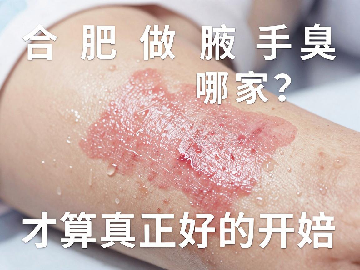 合肥做腋臭手术哪家好？选对医院，腋臭手术才算真正好的开始