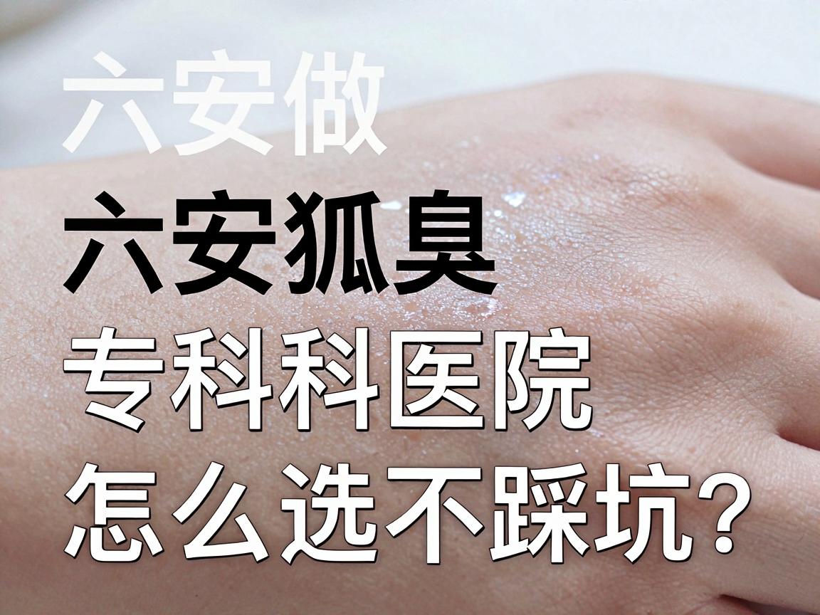 六安做狐臭手术去哪家医院？六安狐臭专科医院怎么选不踩坑？