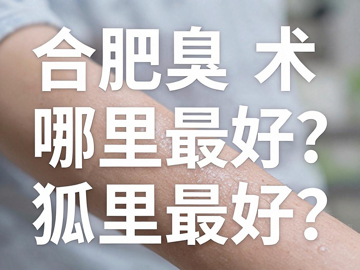 合肥狐臭手术哪里最好？别盲选，合肥腋秀教你避开狐臭手术三大坑