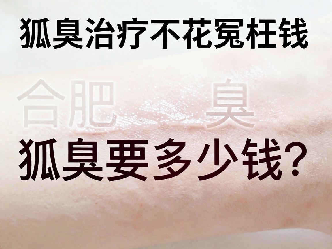 合肥腋秀腋臭专科治疗狐臭要多少钱？价格明细与费用解析，狐臭治疗不花冤枉钱