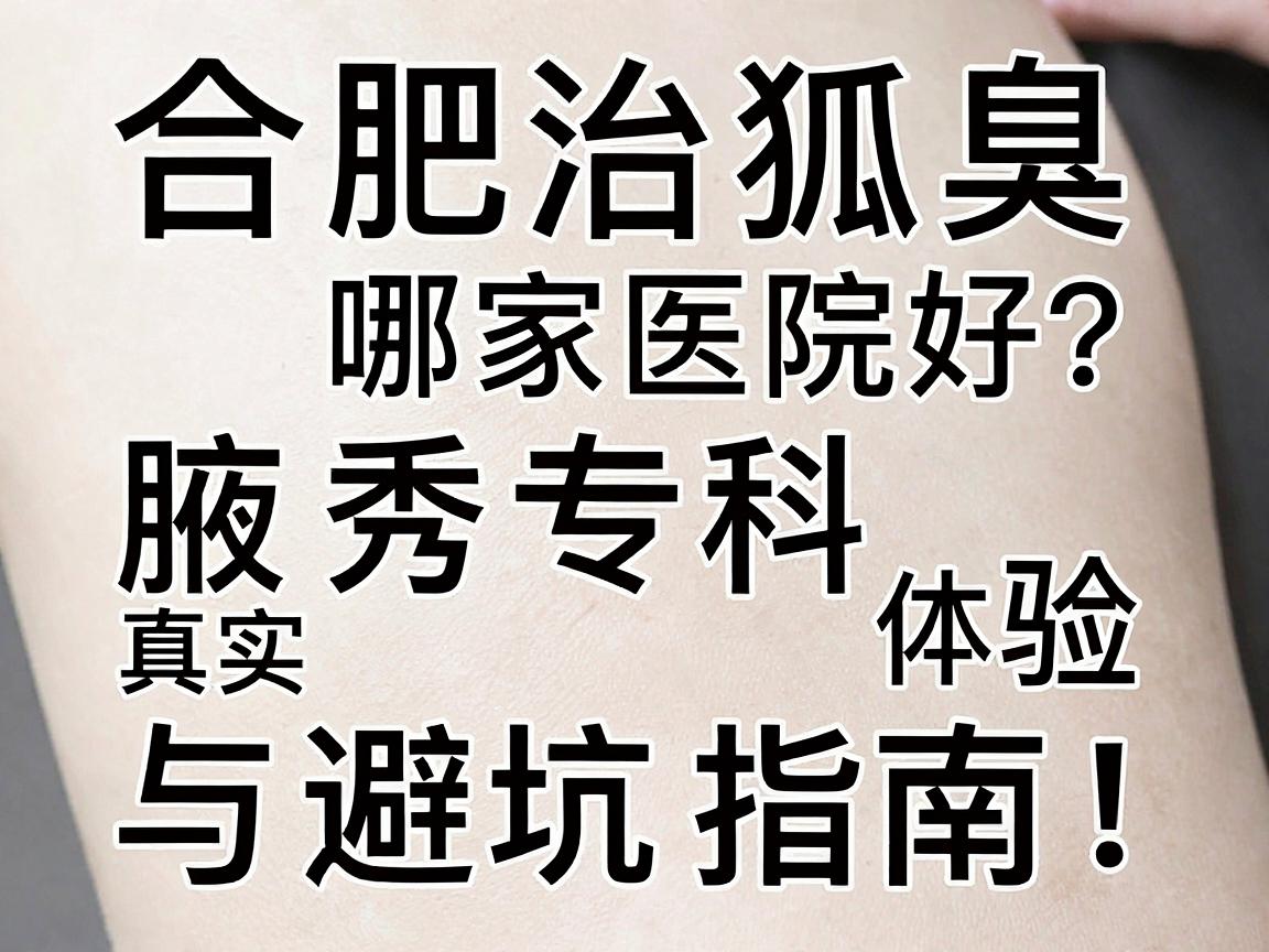 合肥治狐臭哪家医院好？腋秀专科真实体验与避坑指南，狐臭治疗别只看名气