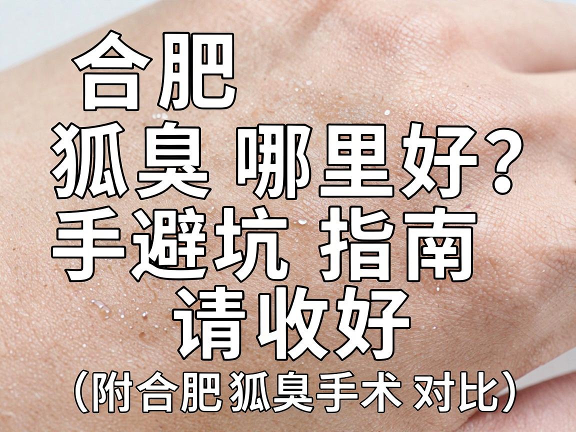 合肥狐臭手术哪里好？这份避坑指南，请收好（附合肥狐臭手术对比）