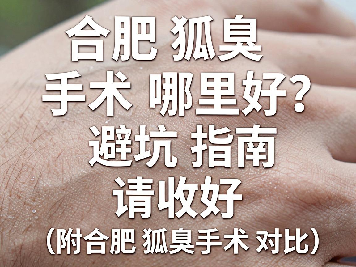 合肥狐臭手术哪里好？这份避坑指南，请收好（附合肥狐臭手术对比）