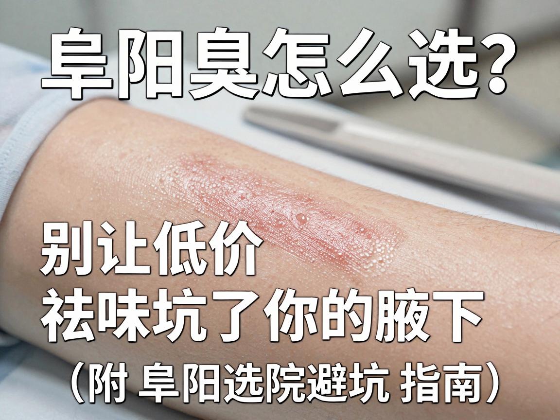 阜阳狐臭手术医院怎么选？别让低价祛味坑了你的腋下（附阜阳选院避坑指南）