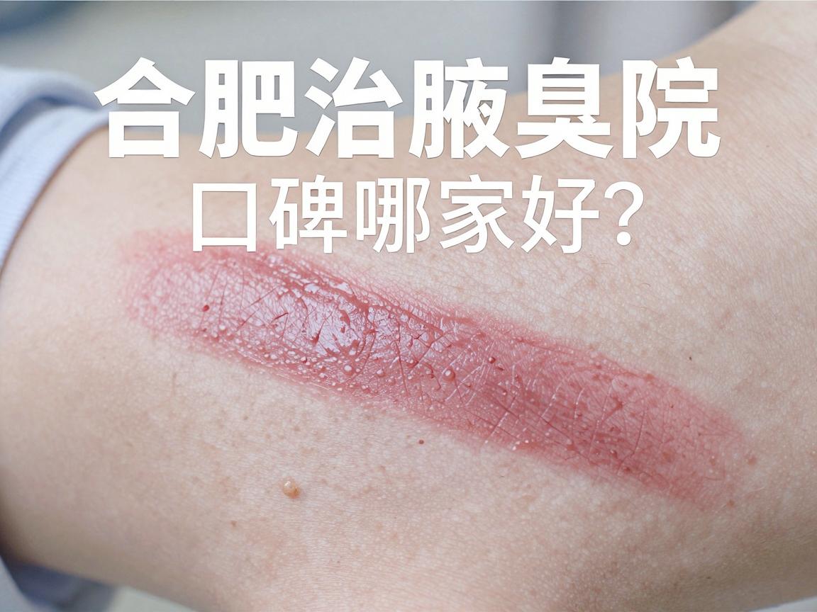 合肥治腋臭医院口碑哪家好？从口碑看治腋臭的真实门道