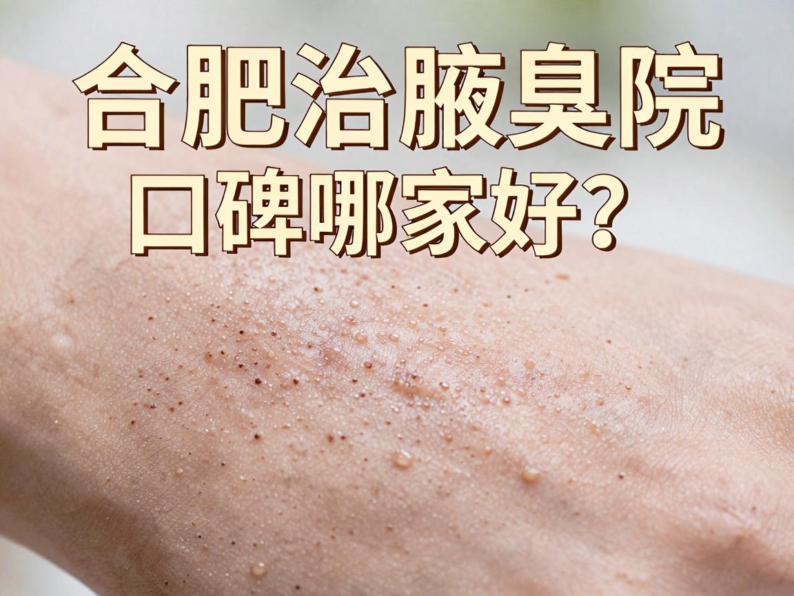 合肥治腋臭医院口碑哪家好？从口碑看治腋臭的真实门道