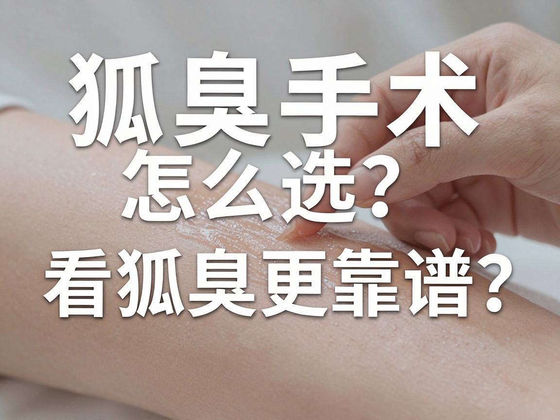 狐臭手术怎么选？合肥哪家医院看狐臭更靠谱？这篇避坑指南请收好