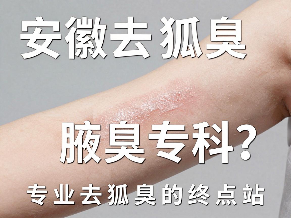 安徽去狐臭医院怎么选？合肥腋秀腋臭专科，专业去狐臭的终点站