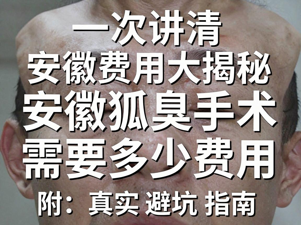 安徽狐臭手术费用大揭秘，一次讲清安徽狐臭手术需要多少费用，附真实避坑指南