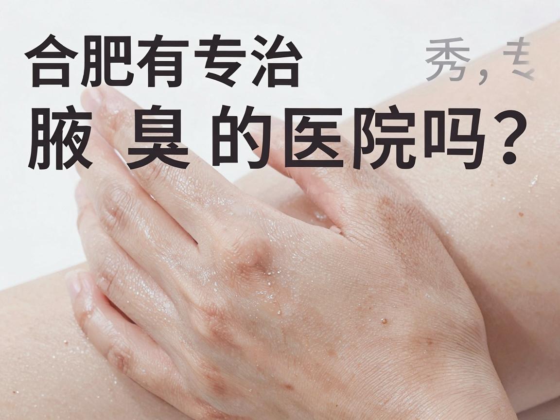 合肥有专治腋臭的医院吗？合肥腋秀腋臭专科，专治腋臭的靠谱选择
