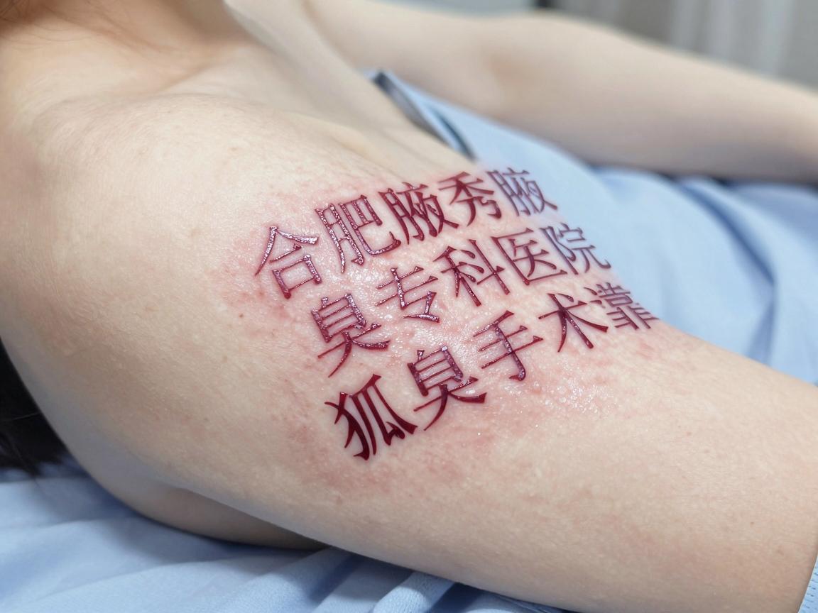 合肥狐臭手术去哪家医院？合肥腋秀腋臭专科医院，狐臭手术的靠谱选择