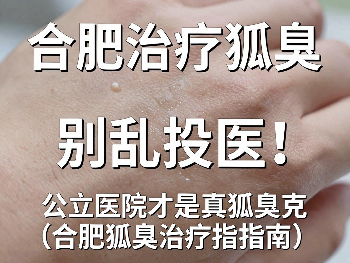 合肥治疗狐臭，别乱投医！公立医院才是真狐臭克星（合肥狐臭治疗指南）