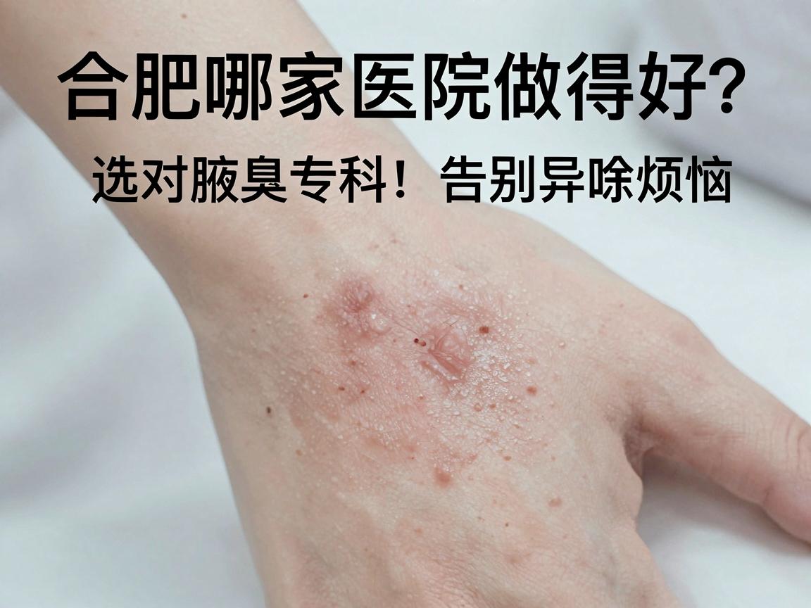 腋臭手术合肥哪家医院做得好？选对腋臭专科，告别异味烦恼