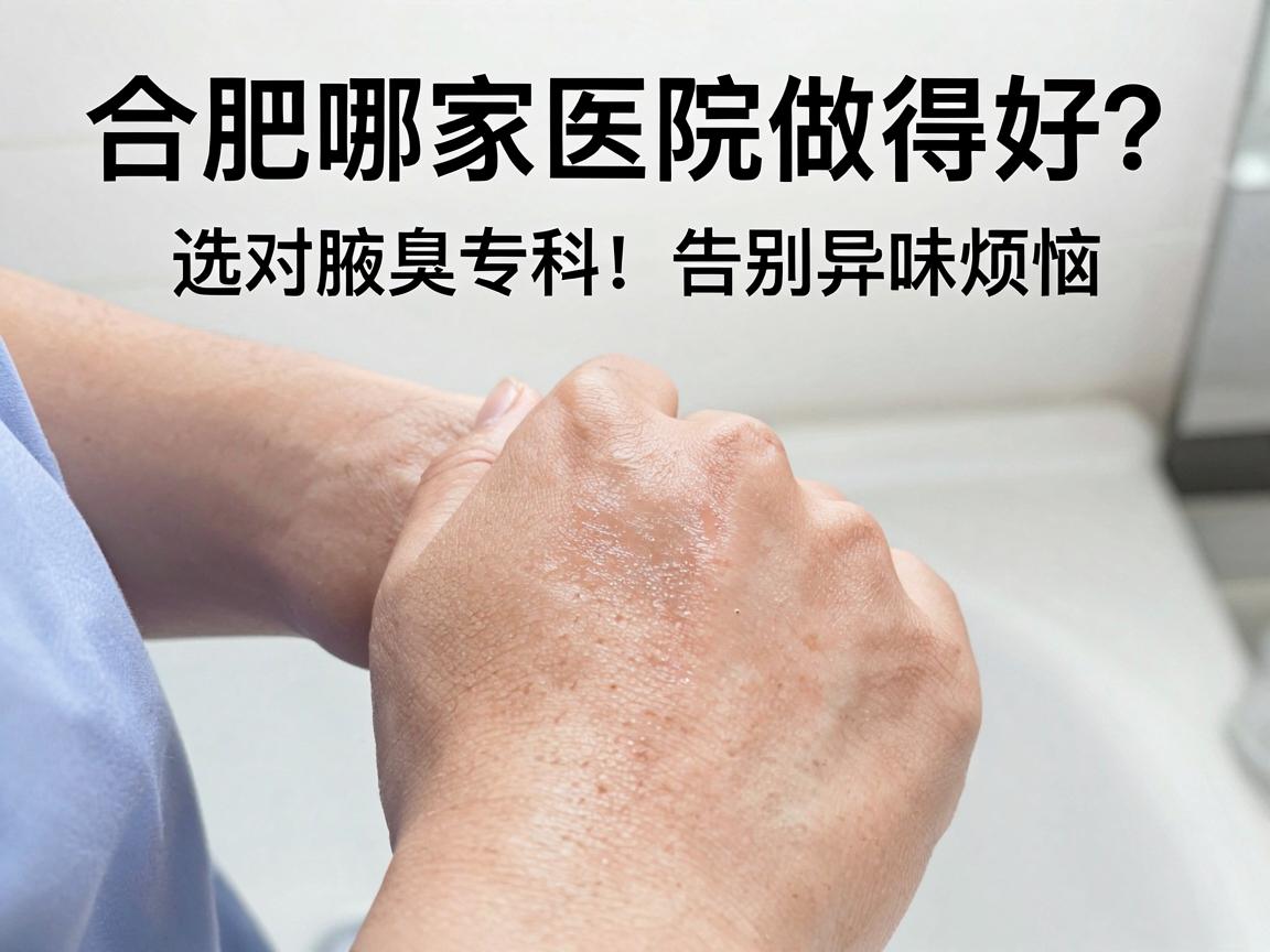 腋臭手术合肥哪家医院做得好？选对腋臭专科，告别异味烦恼